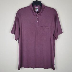 UB Tech Unionbay Size XXL Short Sleeve Polo Shirt Perfromance Maroon